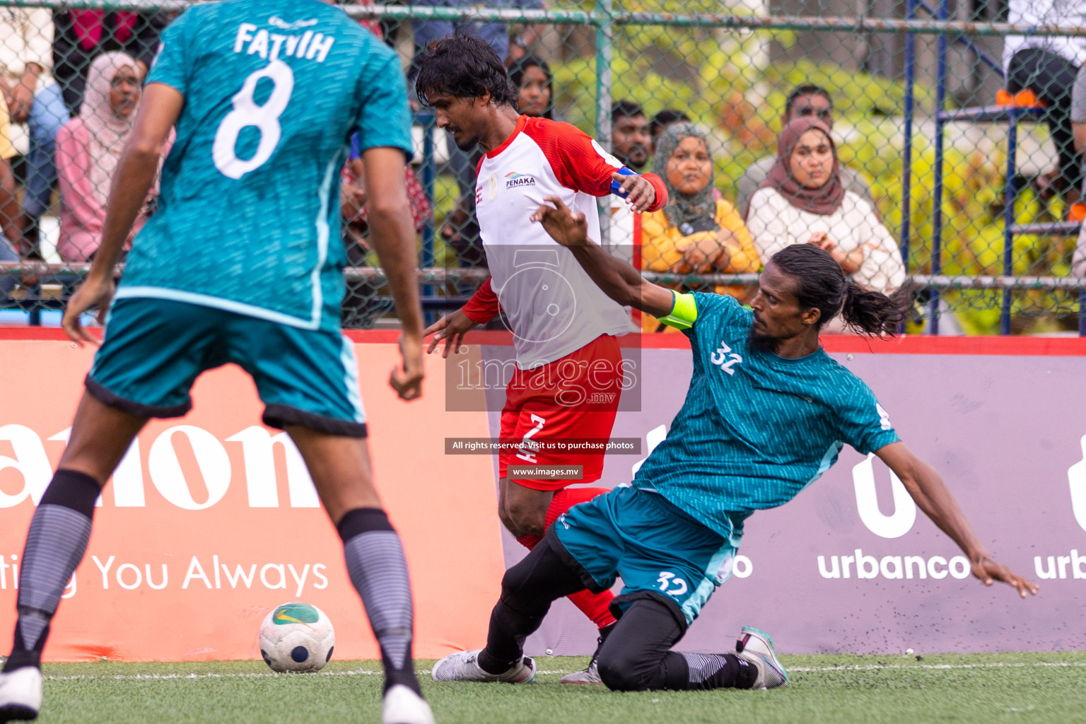 Team Fenaka vs Crossroads Maldives in Club Maldives Cup 2023 held in Hulhumale, Maldives, on Sunday, 30th July 2023
Photos: Ismail Thoriq / images.mv