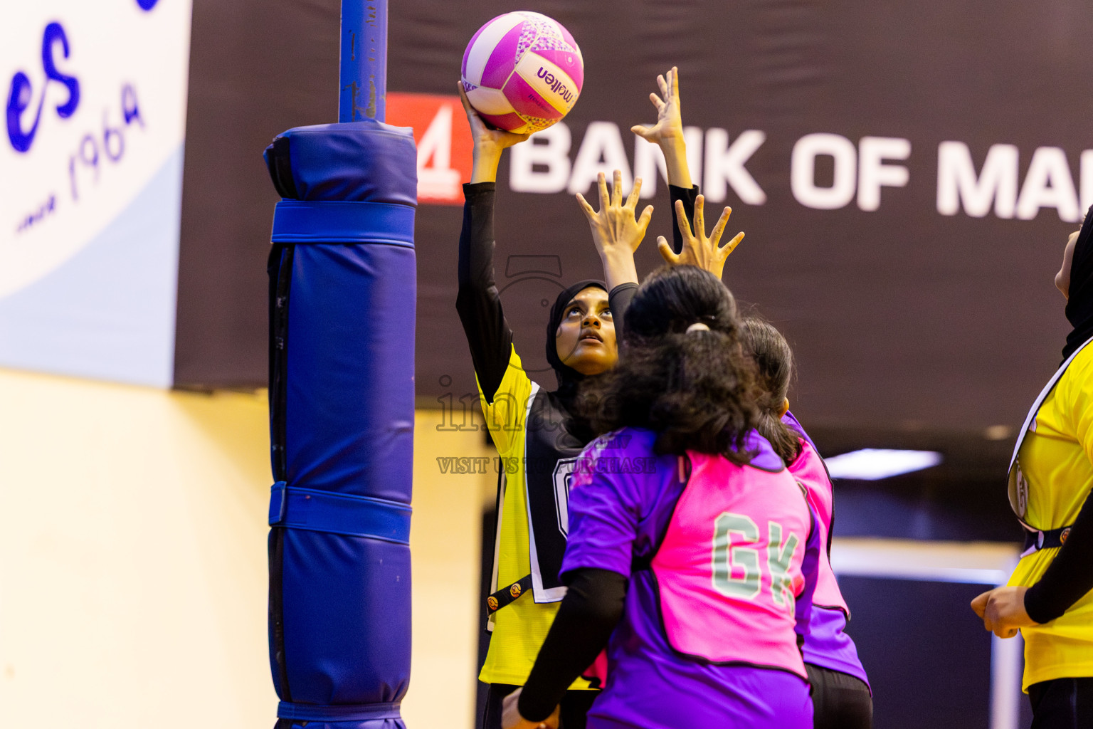 KYRC vs Invicto SC in Day 1 of 24th Milo Netball Association Championship held in Social Center at Male', Maldives on Monday, 1st September 2025. Photos: Nausham Waheed / images.mv