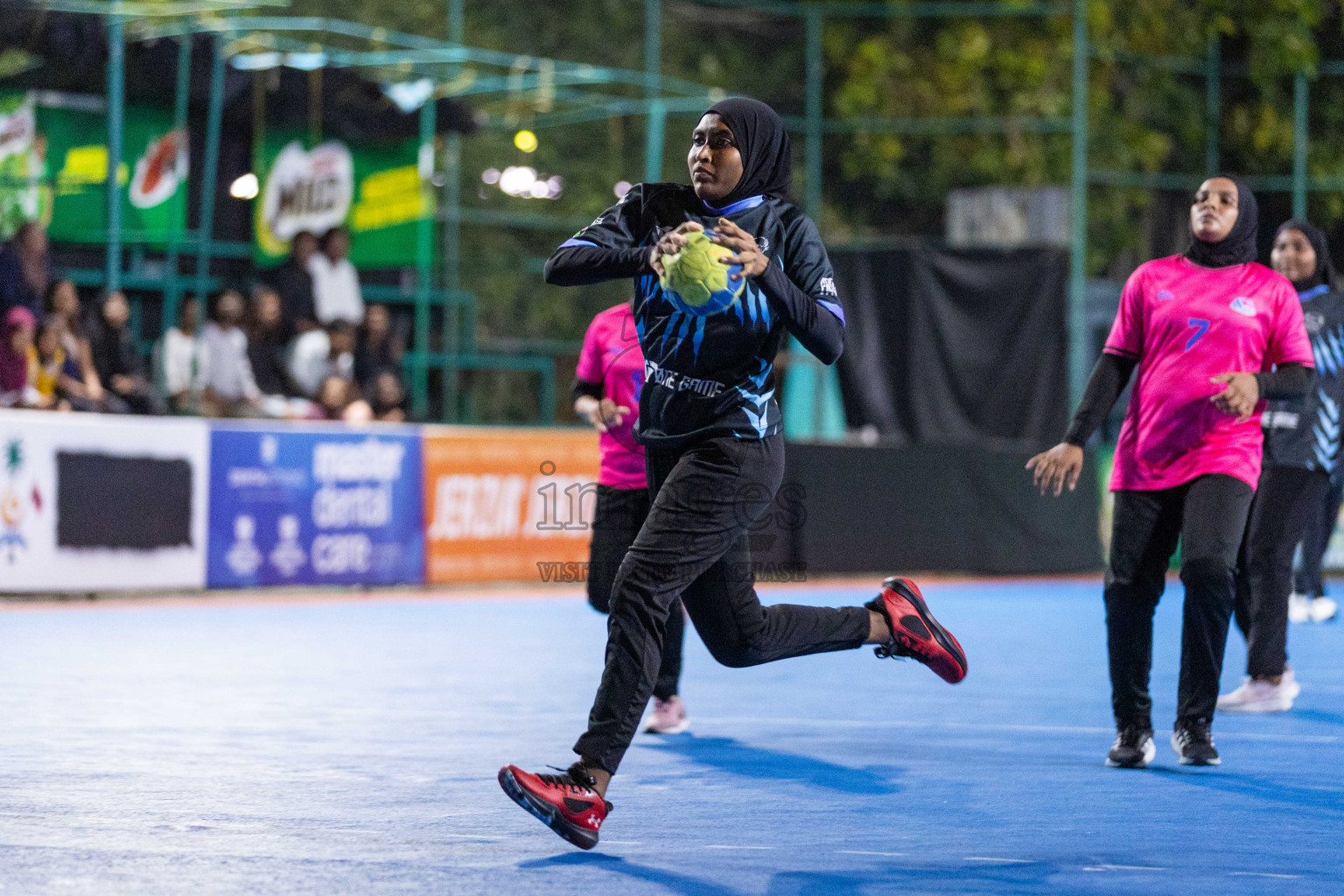 Day 18 of 10th National Handball Tournament 2023, held in Handball ground, Male', Maldives on Sunday, 17th December 2023 Photos: Nausham Waheed/ Images.mv