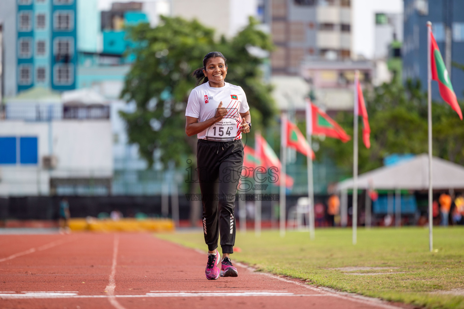 Day 2 of 33rd National Athletics Championship was held in Ekuveni Track at Male', Maldives on Friday, 6th September 2024. Photos: Shuu Abdul Sattar / images.mv