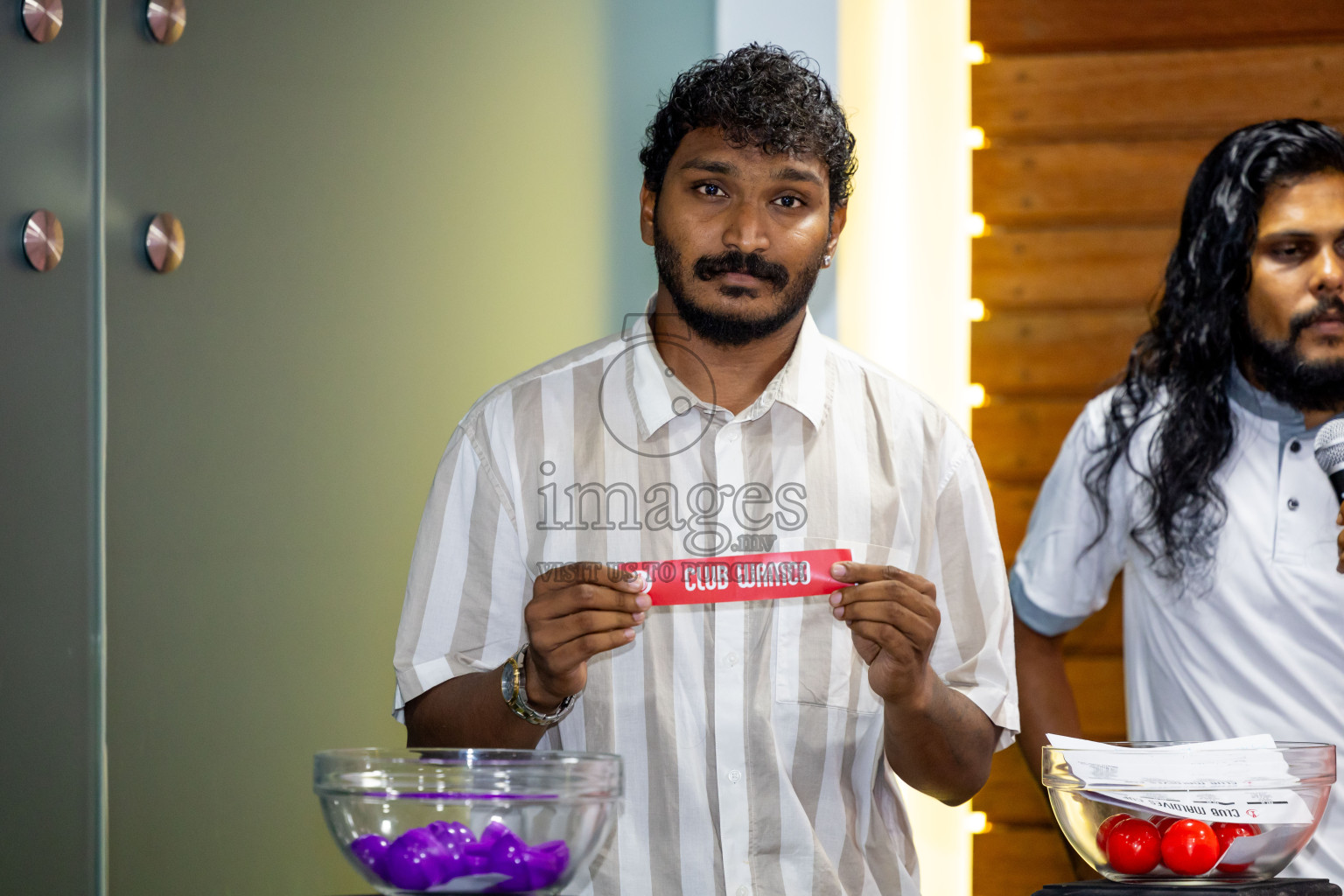 Draw Ceremony of Club Maldives 2024 held in Hulhumale', Maldives on Wednesday, 28th August 2024. Photos: Nausham Waheed / images.mv