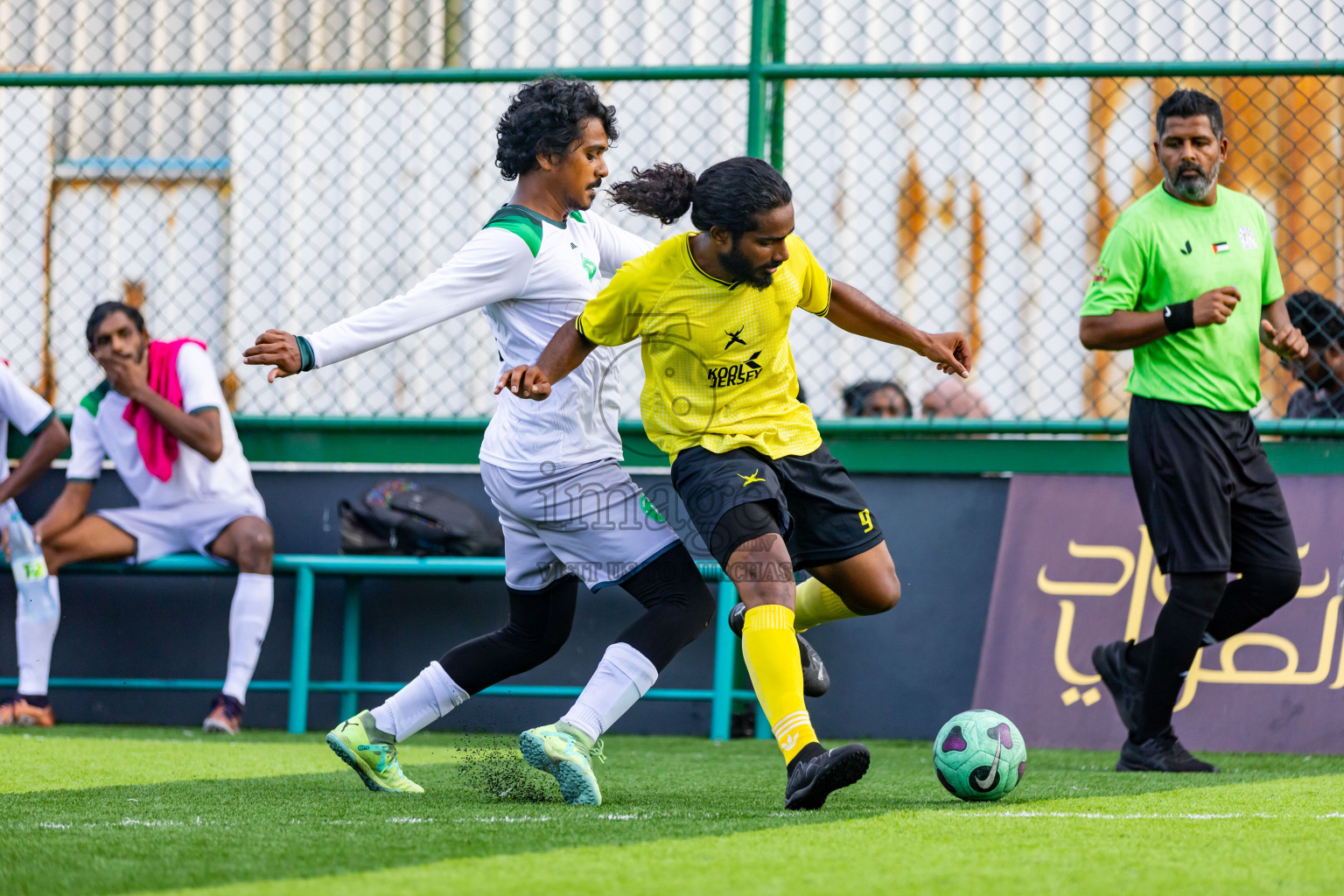 Giraavarians vs Xephyrs in Day 11 of BG Futsal Challenge 2024 was held on Friday, 22nd March 2024, in Male', Maldives Photos: Nausham Waheed / images.mv