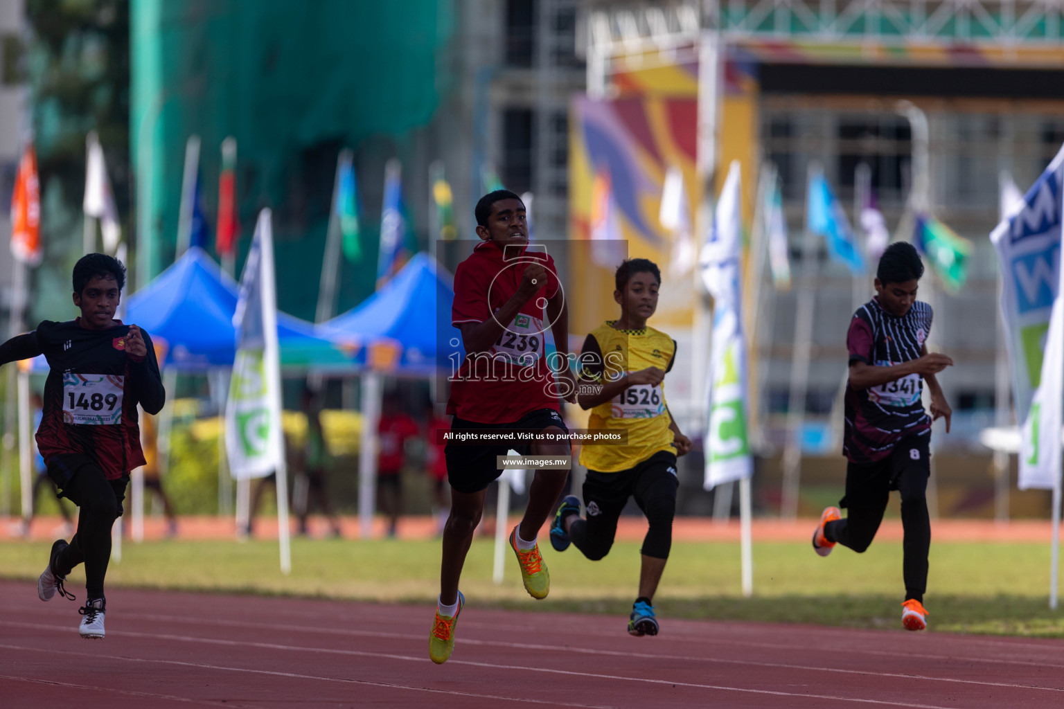 Day two of Inter School Athletics Championship 2023 was held at Hulhumale' Running Track at Hulhumale', Maldives on Sunday, 15th May 2023. Photos: Shuu/ Images.mv