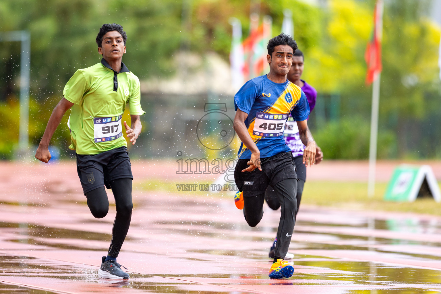 Day 1 of MWSC Interschool Athletics Championships 2024 held in Hulhumale Running Track, Hulhumale, Maldives on Saturday, 9th November 2024. 
Photos by: Ismail Thoriq / images.mv