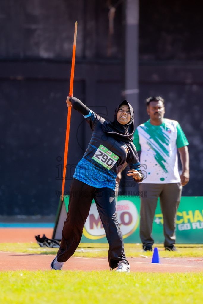 Day 1 of 12th Milo Association Championships was held in Ekuveni Track at Male', Maldives on Thursday, 24th April 2025. Photos: Nausham Waheed  / images.mv