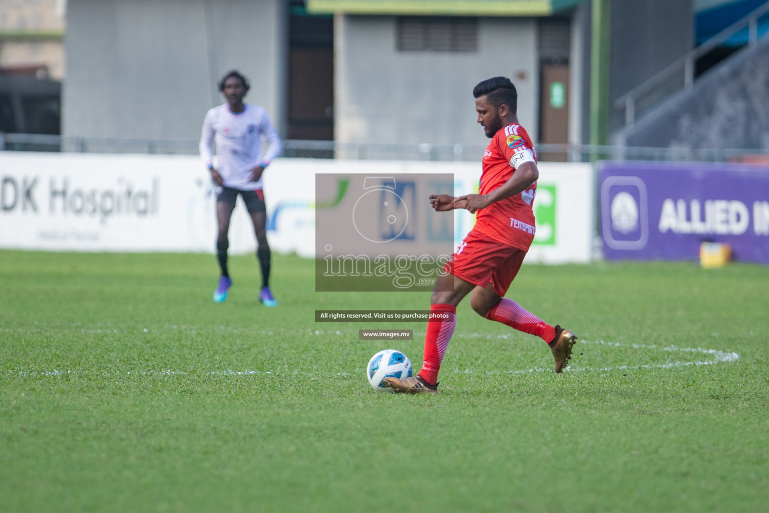 Tent Sports Club vs Club PK in 2nd Division 2022 on 13th July 2022, held in National Football Stadium, Male', Maldives  Photos: Hassan Simah / Images.mv