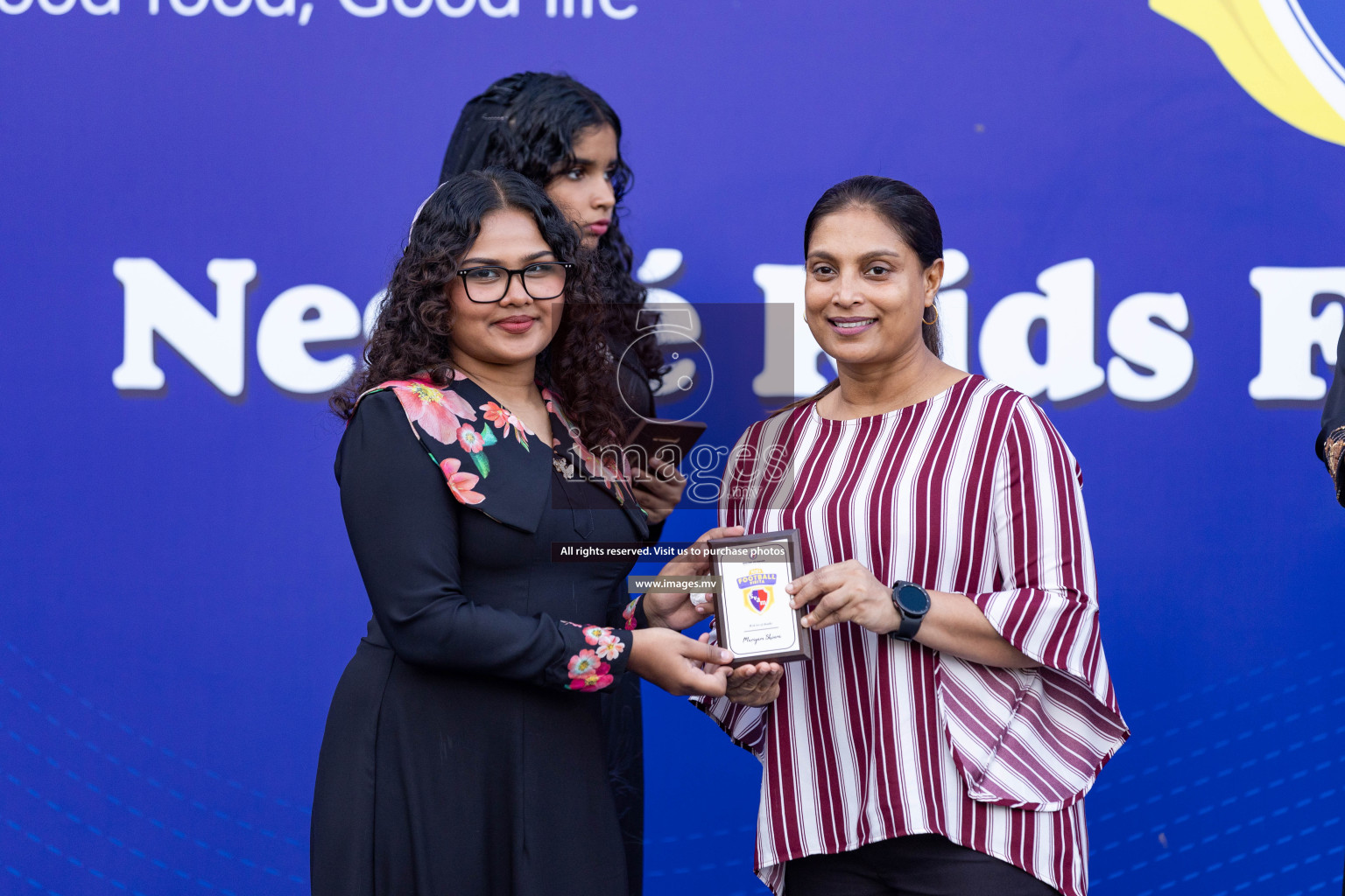 Day 4 of Nestle Kids Football Fiesta, held in Henveyru Football Stadium, Male', Maldives on Saturday, 14th October 2023 Photos: Nausham Waheed  / images.mv