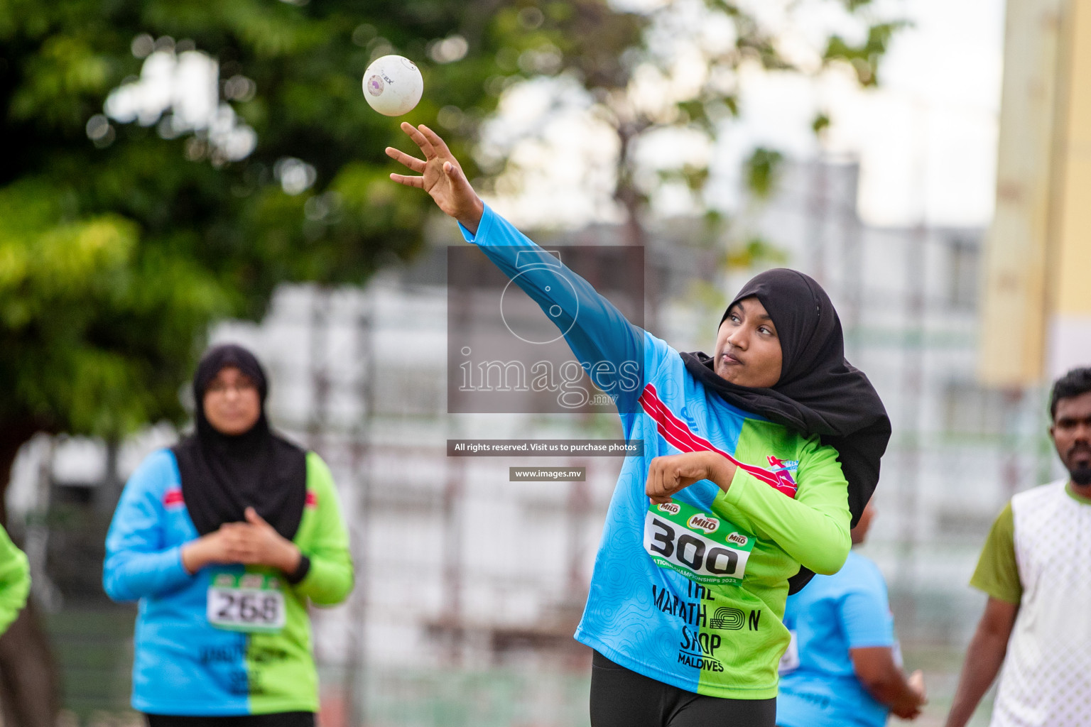 Day 2 of National Athletics Championship 2023 was held in Ekuveni Track at Male', Maldives on Friday, 24th November 2023. Photos: Hassan Simah / images.mv