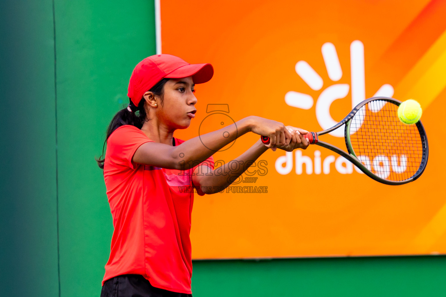 Day 9 of ATF Maldives Junior Open Tennis was held in Male' Tennis Court, Male', Maldives on Friday, 20th December 2024. Photos: Nausham Waheed/ images.mv