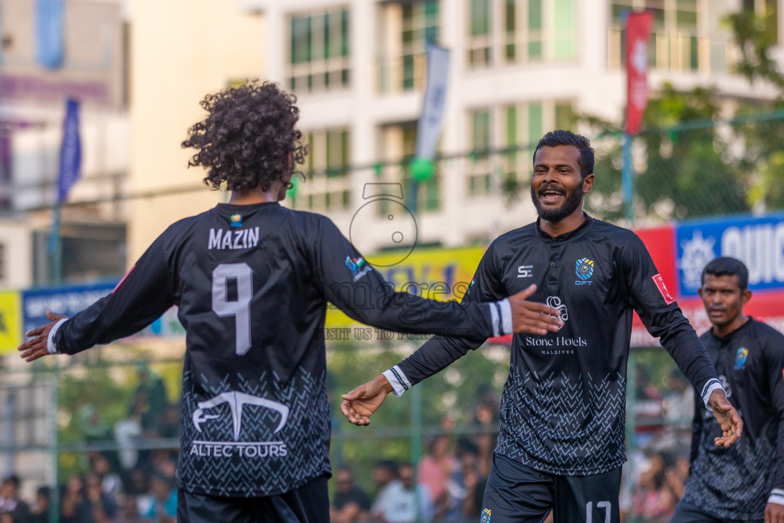 K Dhiffushi vs K Gulhi in Day 19 of Golden Futsal Challenge 2024 was held on Friday, 2nd February 2024, in Hulhumale', Maldives
Photos: Ismail Thoriq / images.mv