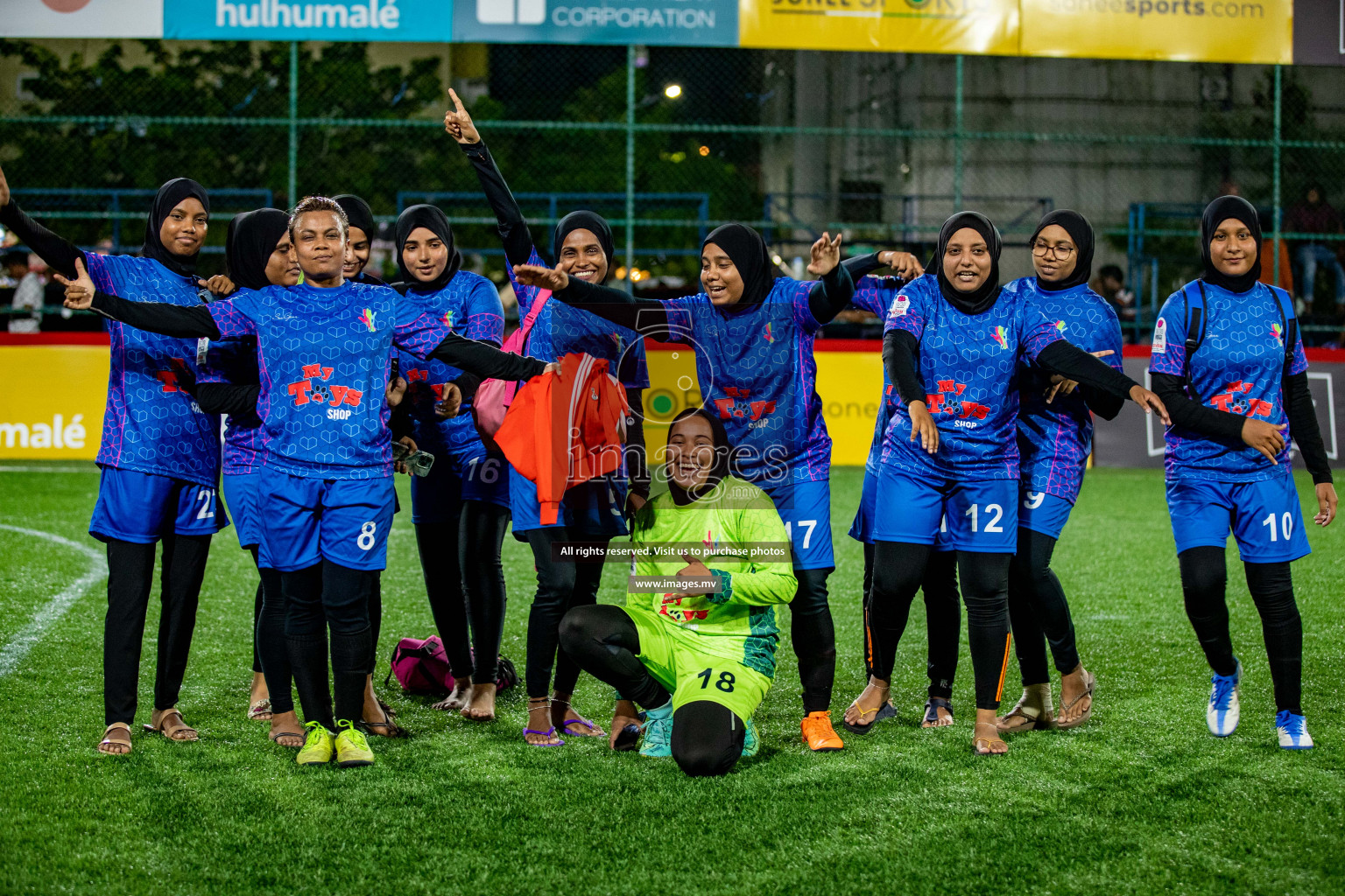 MPL vs Club MYS in Eighteen Thirty Women's Futsal Fiesta 2022 was held in Hulhumale', Maldives on Monday, 21st October 2022. Photos: Hassan Simah / images.mv