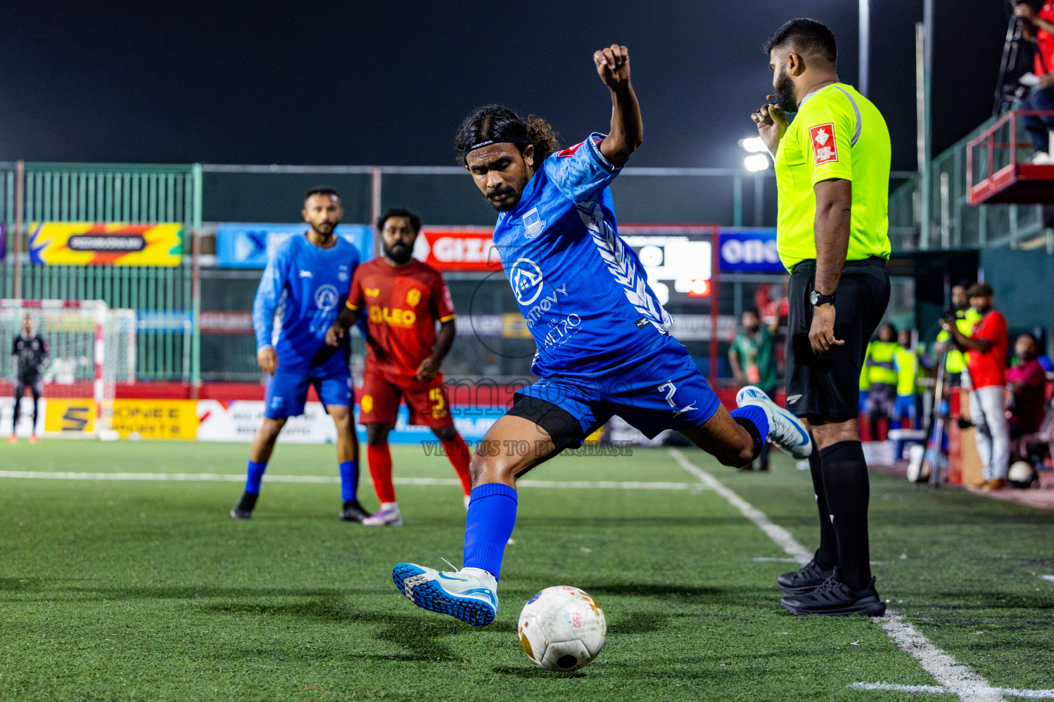 GA Gemanafushi VS GA Nilandhoo in Day 8 of Golden Futsal Challenge 2025 was held on Sunday, 12th January 2025, in Hulhumale', Maldives Photos: Nausham Waheed , Ismail Thoriq / images.mv