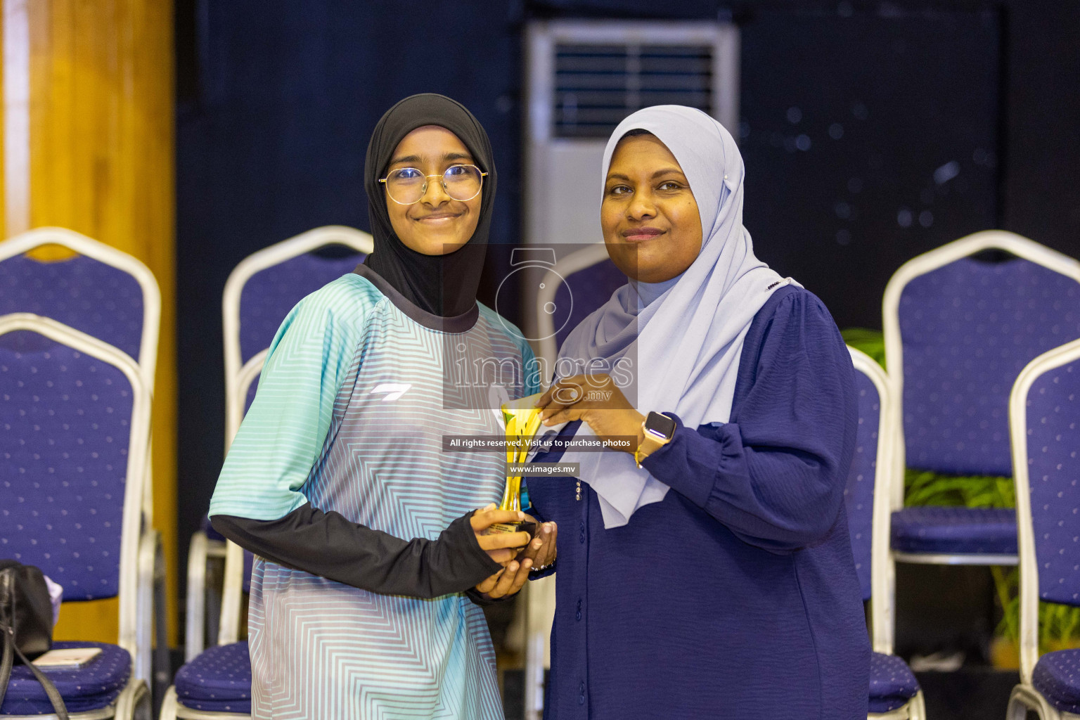 Day7 of 24th Interschool Netball Tournament 2023 was held in Social Center, Male', Maldives on 2nd November 2023. Photos: Nausham Waheed / images.mv