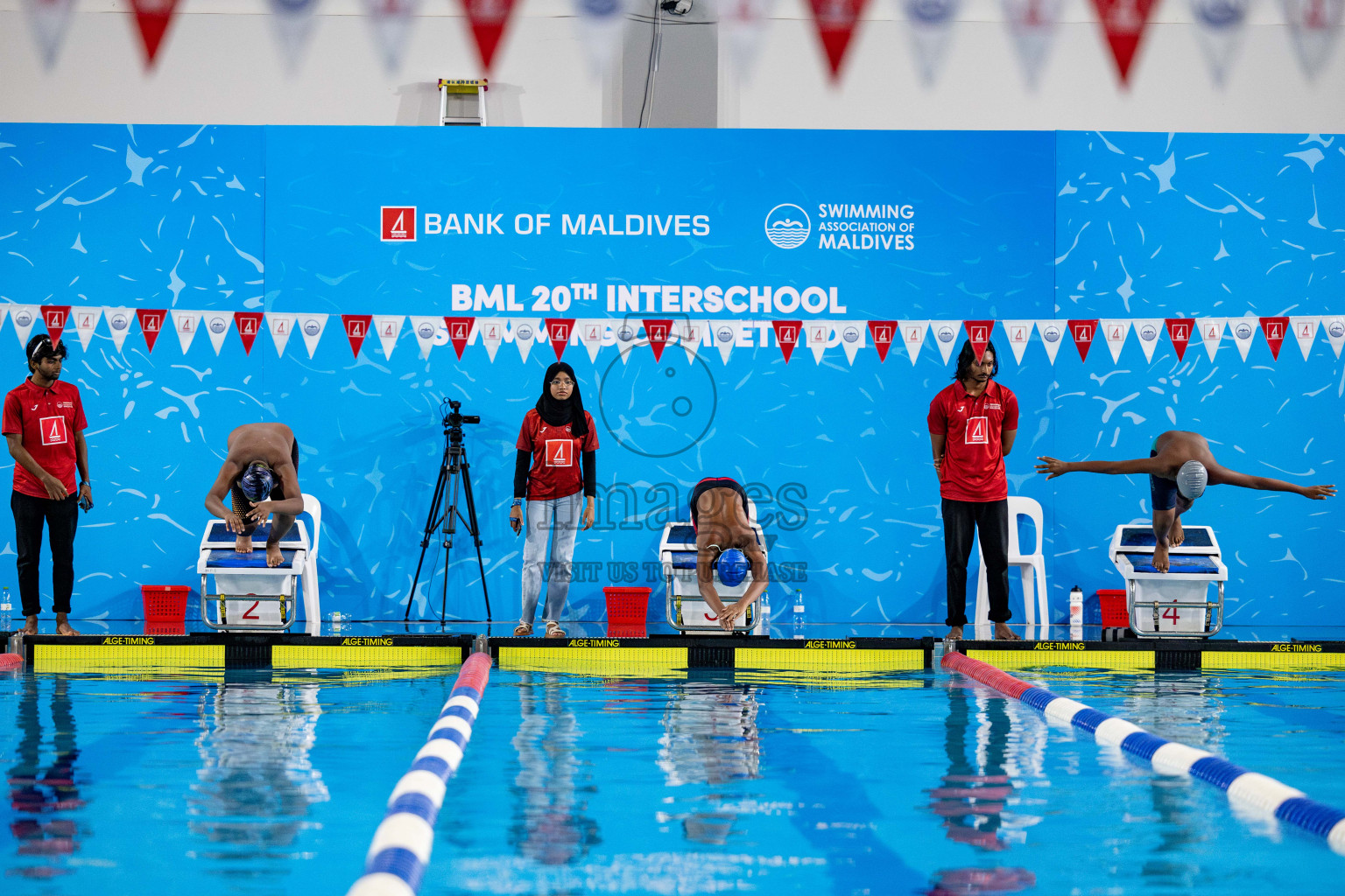 20th Inter-school Swimming Competition 2024 held in Hulhumale', Maldives on Monday, 14th October 2024. 
Photos: Hassan Simah / images.mv