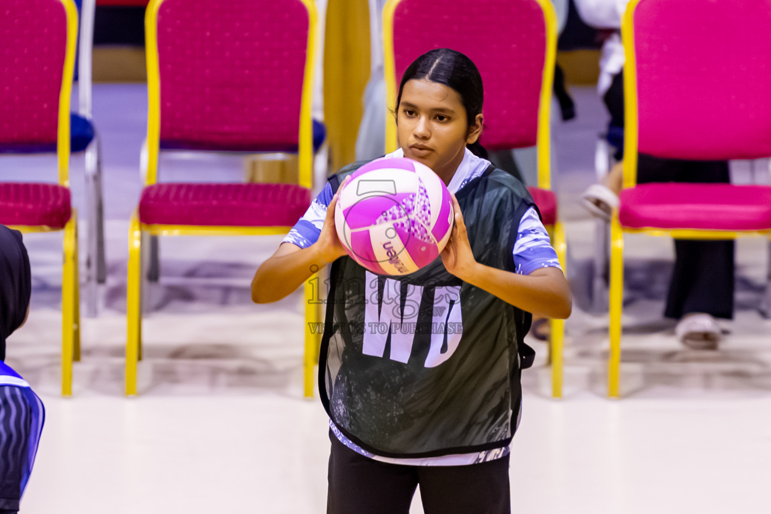 SC Skylark vs SC Shining Star in Day 7 of 24th Milo Netball Association Championship was held in Social Center at Male', Maldives on Sunday, 7th September 2025. Photos: Nausham Waheed / images.mv
