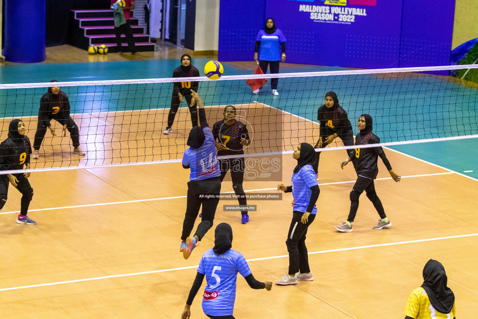 Volleyball Association Cup 2022-Women's Division-Match Day 2 was held in Male', Maldives on Wednesday, 25th May 2022 Photos By: Ismail Thoriq / images.mv