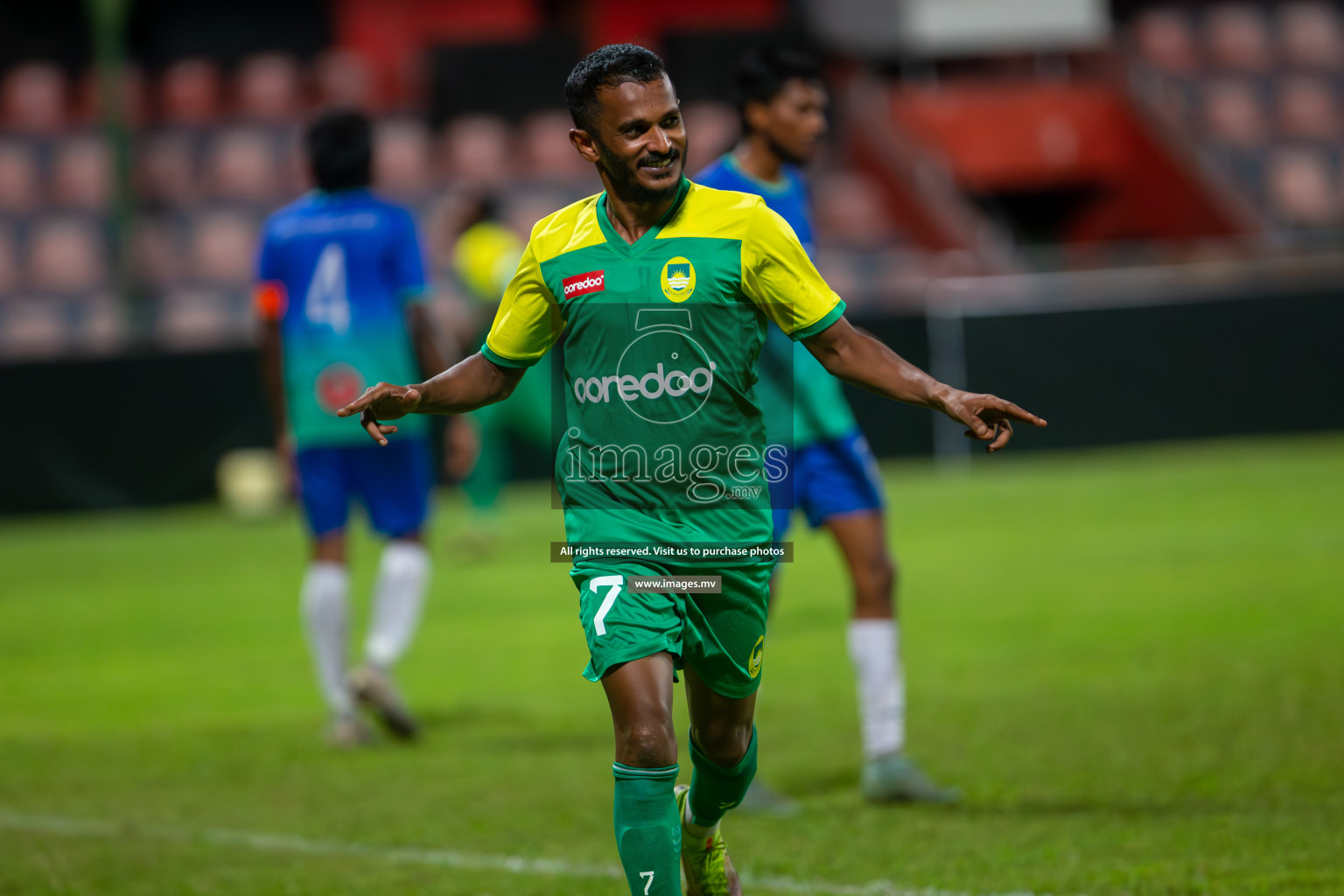 Dhivehi Premier League 2023 - Maziya Sports & Recreation vs Super United Sports, held in National Football Stadium, Male', Maldives  Photos: Mohamed Mahfooz Moosa/ Images.mv