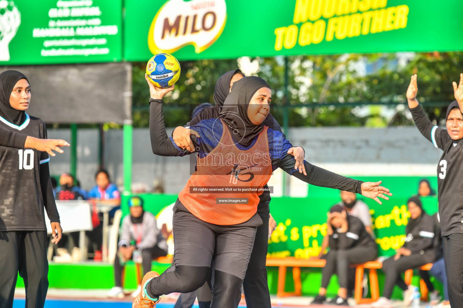 Day 4 of Milo 6th Inter Office Handball Tournament 2022 - Photos by  Nausham Waheed