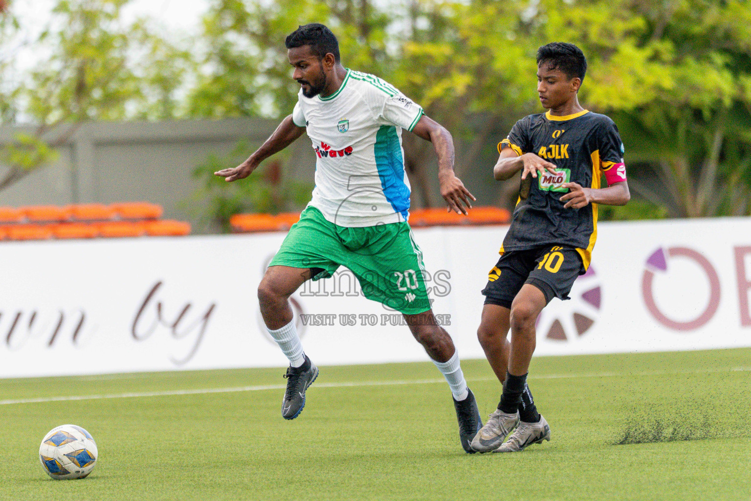 Huss Songun FT VS Aajeelakah Eydhafushi FT in Day 4 of Eydhafushi Cup 2025 held in Eydhafushi Football Stadium at B. Eydhafushi, Maldives on Monday, 8th September 2025. Photos: Arif Rasheed / images.mv