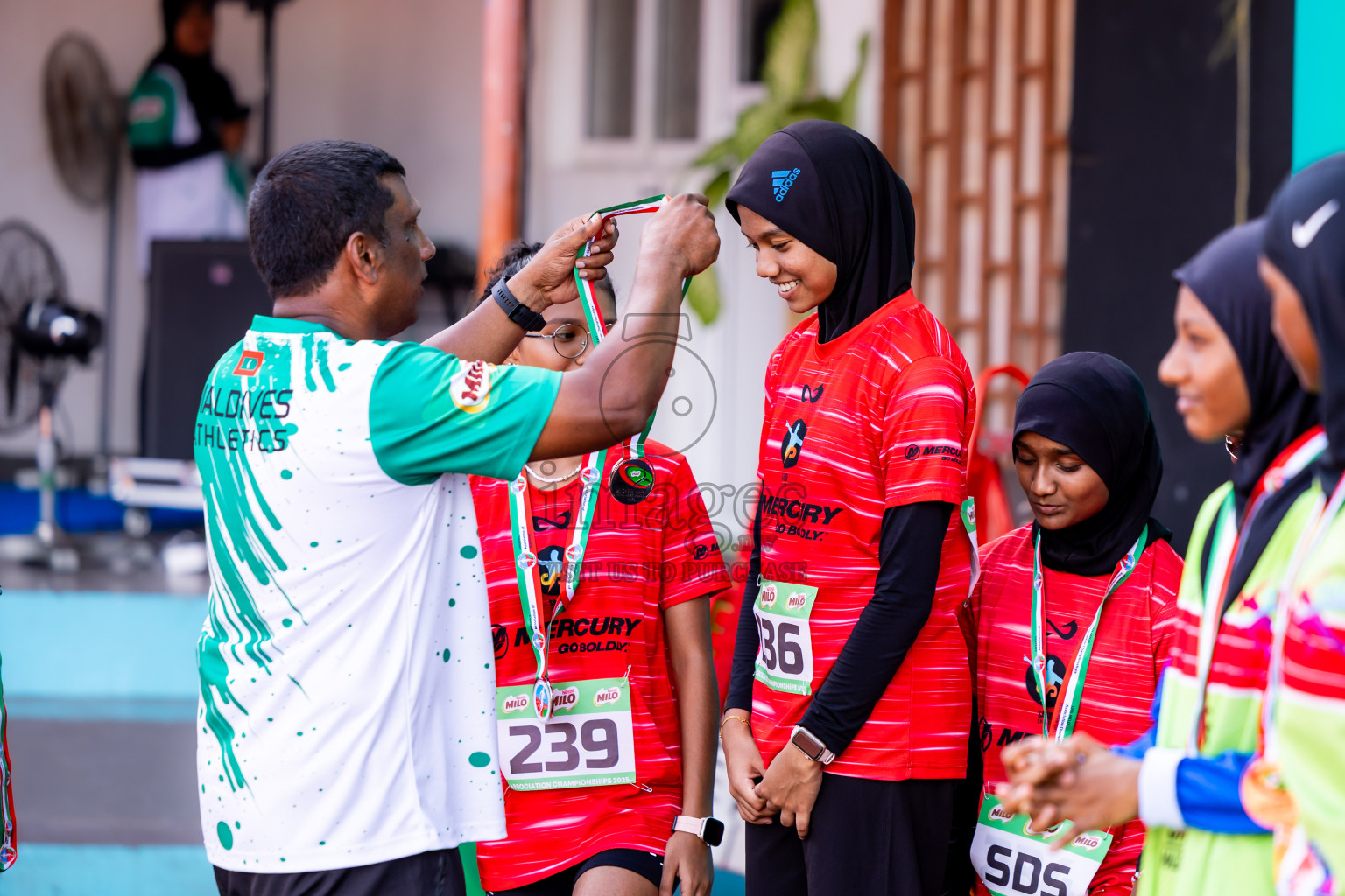 Day 3 of 12th Milo Association Championships was held in Ekuveni Track at Male', Maldives on Saturday, 26th April 2025. Photos: Nausham Waheed  / images.mv