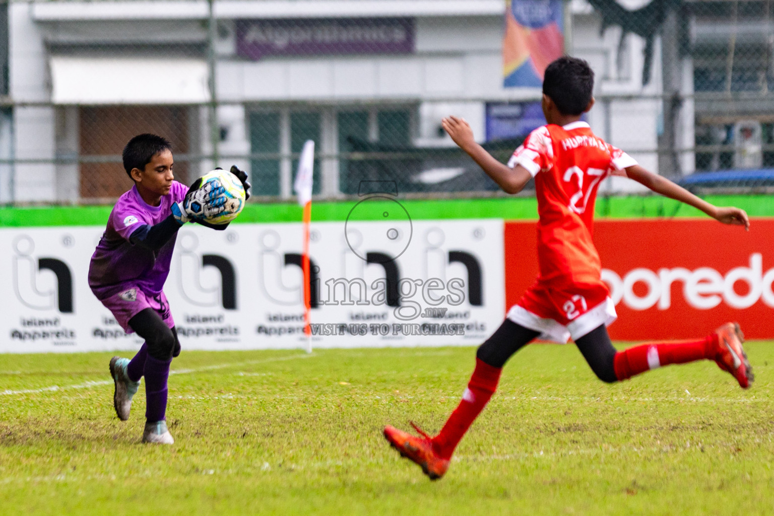 Eagles vs Hurriya in day 6 of Dhivehi Youth League 2024 held at Henveiru Stadium on Saturday 30th November 2024. Photos: Shuu Abdul Sattar/ Images.mv