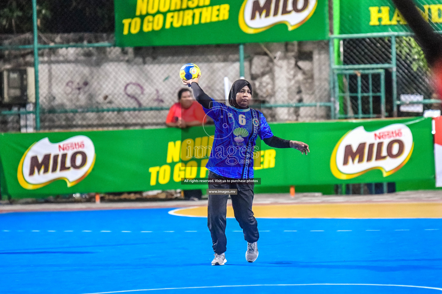 Day 9 of Milo 6th Inter Office Handball Tournament 2022 - Photos by Nausham Waheed