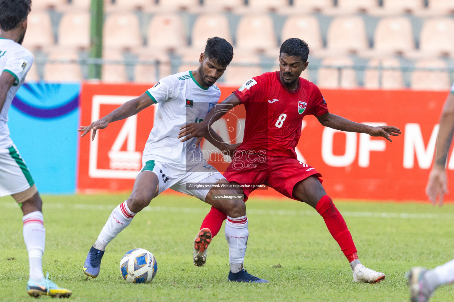 FIFA World Cup 2026 Qualifiers Round 1 home match vs Bangladesh held in the National Stadium, Male, Maldives, on Thursday 12th October 2023. Photos: Nausham Waheed / Images.mv