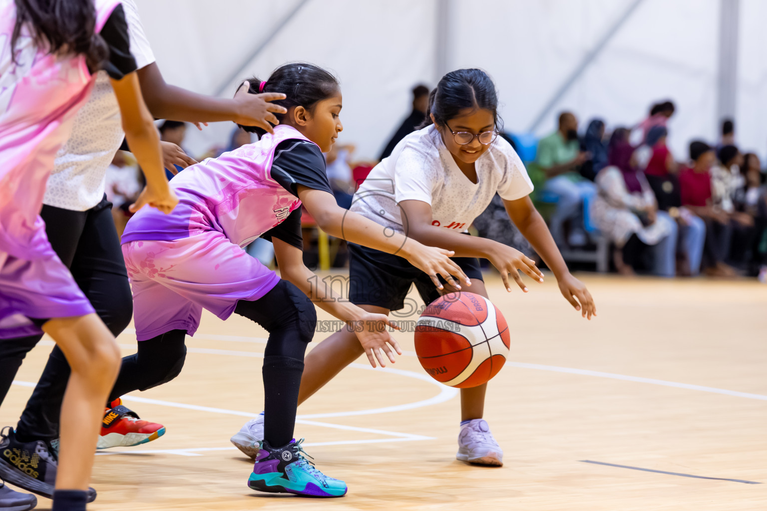 Day 2 of Milo 5 x 5 Junior Challenge 2025 - Basketball tournament held in Basketball Training Center, Male', Maldives on Friday, 10th October 2025. Photos by: Nausham Waheed / Images.mv