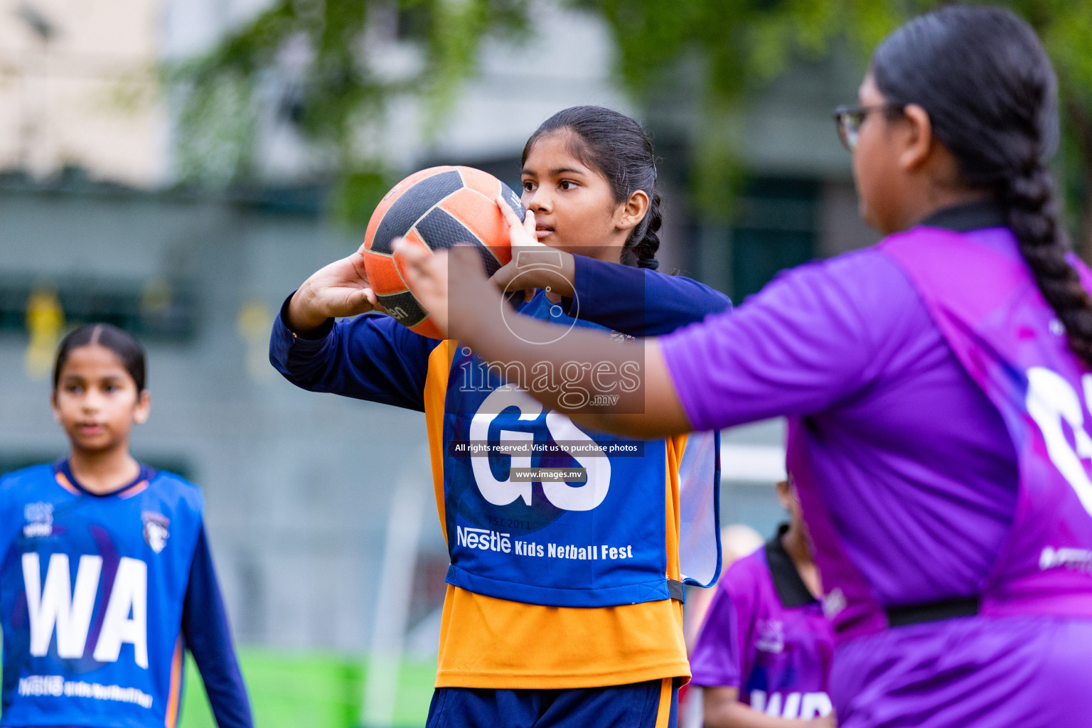 Day 1 of Nestle' Kids Netball Fiesta 2023 held in Henveyru Stadium, Male', Maldives on Thursday, 30th November 2023. Photos by Nausham Waheed / Images.mv