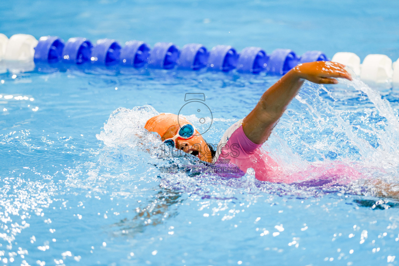 Day 1 of BML 6th National Kids Swimming Kids Festival 2025 held in Hulhumale', Maldives on Monday, 3rd November 2024. Photos: Hassan Simah / images.mv