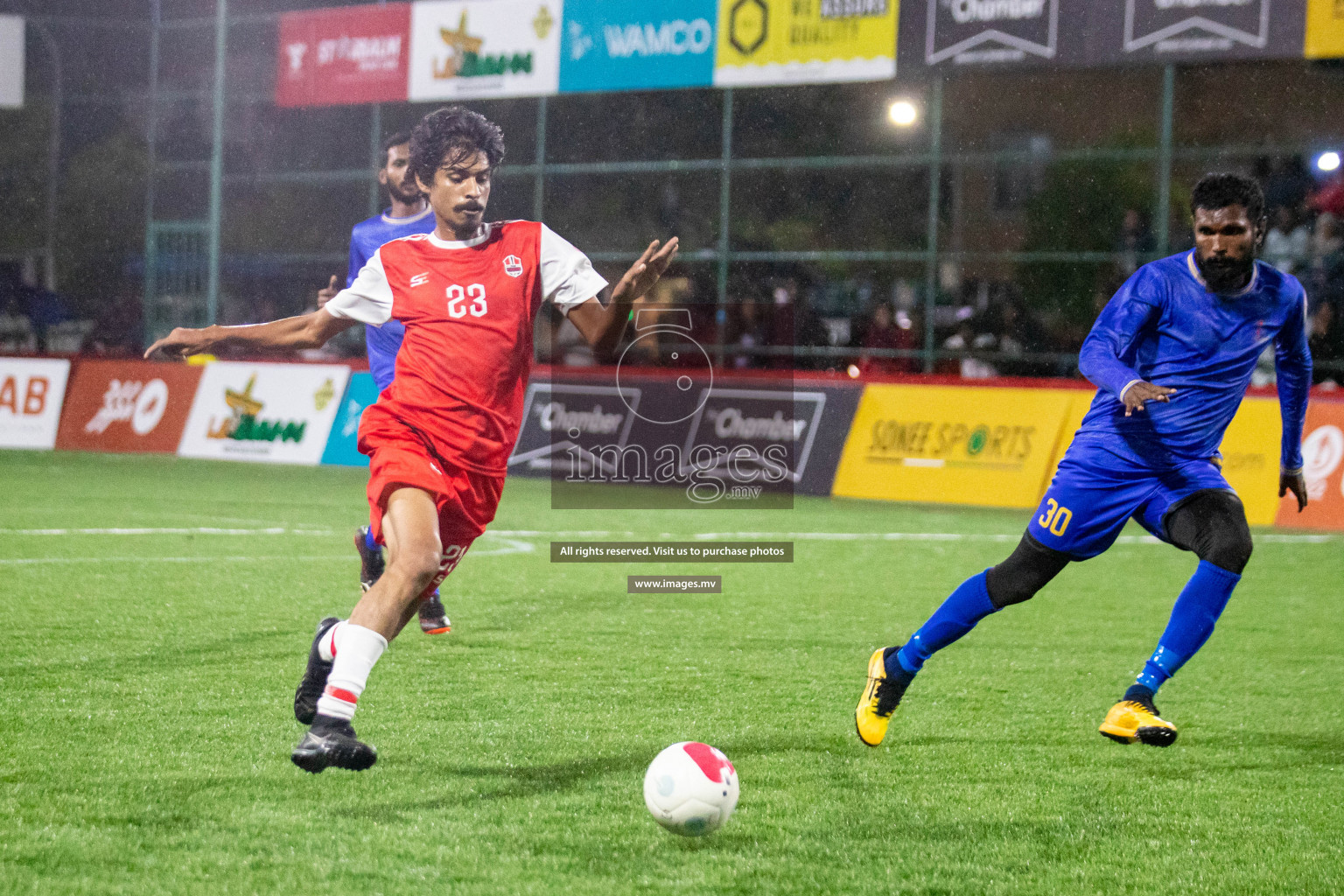 Customs RC vs Club Aasandha in Club Maldives Cup 2022 was held in Hulhumale', Maldives on Saturday, 15th October 2022. Photos: Hassan Simah/ images.mv