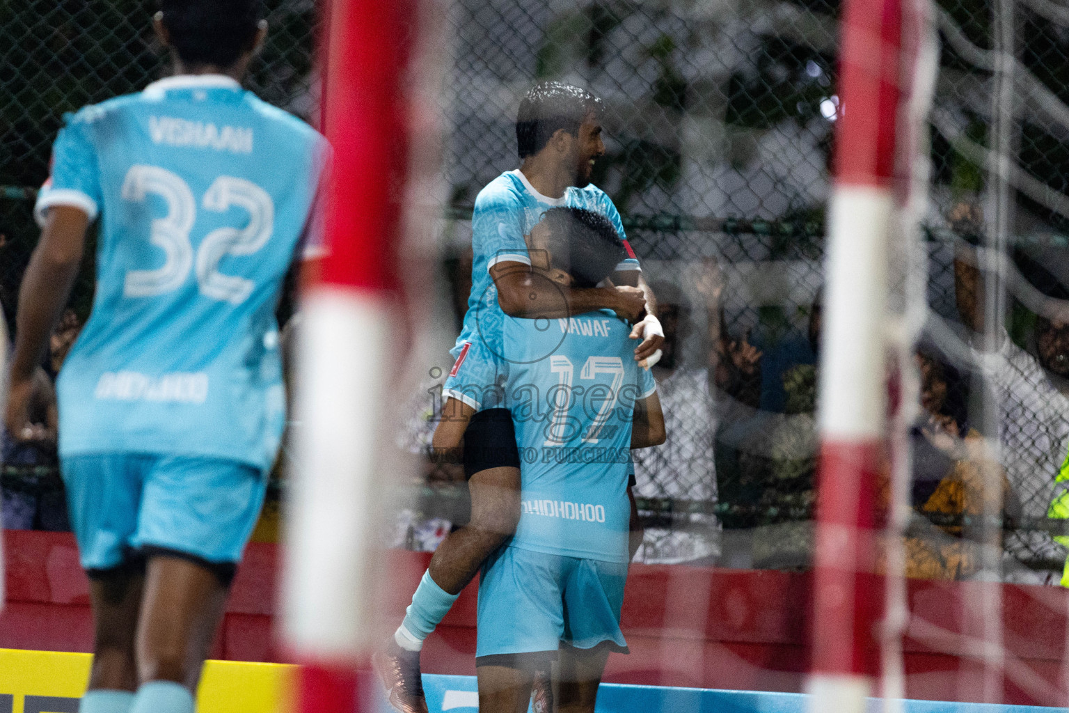 HA Dhidhdhoo vs HA Baarah in Day 17 of Golden Futsal Challenge 2024 was held on Wednesday, 31st January 2024, in Hulhumale', Maldives Photos: Nausham Waheed / images.mv