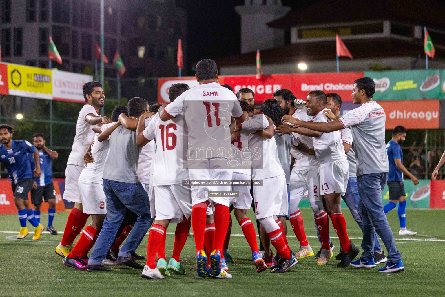 Khaarijee vs Club 220 in Semi Final of Club Maldives Cup 2023 Classic held in Hulhumale, Maldives, on Tuesday, 15th August 2023 Photos: Ismail Thoriq / images.mv