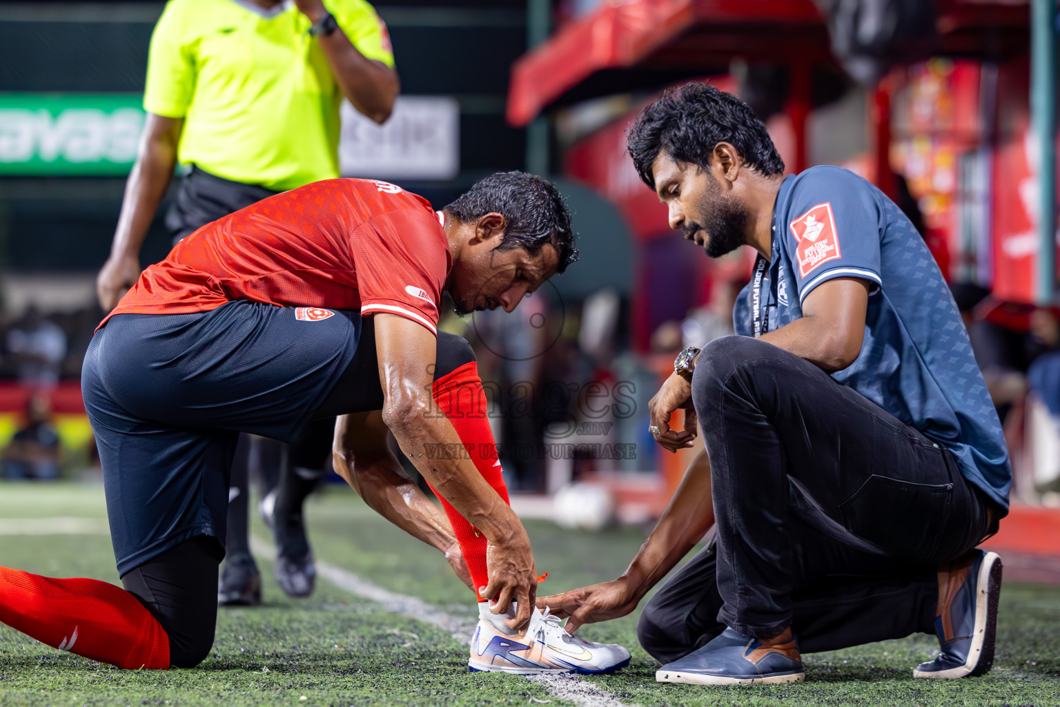 ADh Omadhoo vs ADh Mahibadhoo in Alifu Dhaalu Atoll Final on Day 23 of Golden Futsal Challenge 2025 was held on Monday , 27th January 2025, in Hulhumale', Maldives.
Photos: Ismail Thoriq / images.mv