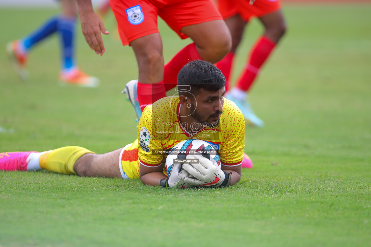 Kuwait vs Bangladesh in the Semi-final of SAFF Championship 2023 held in Sree Kanteerava Stadium, Bengaluru, India, on Saturday, 1st July 2023. Photos: Nausham Waheed, Hassan Simah / images.mv