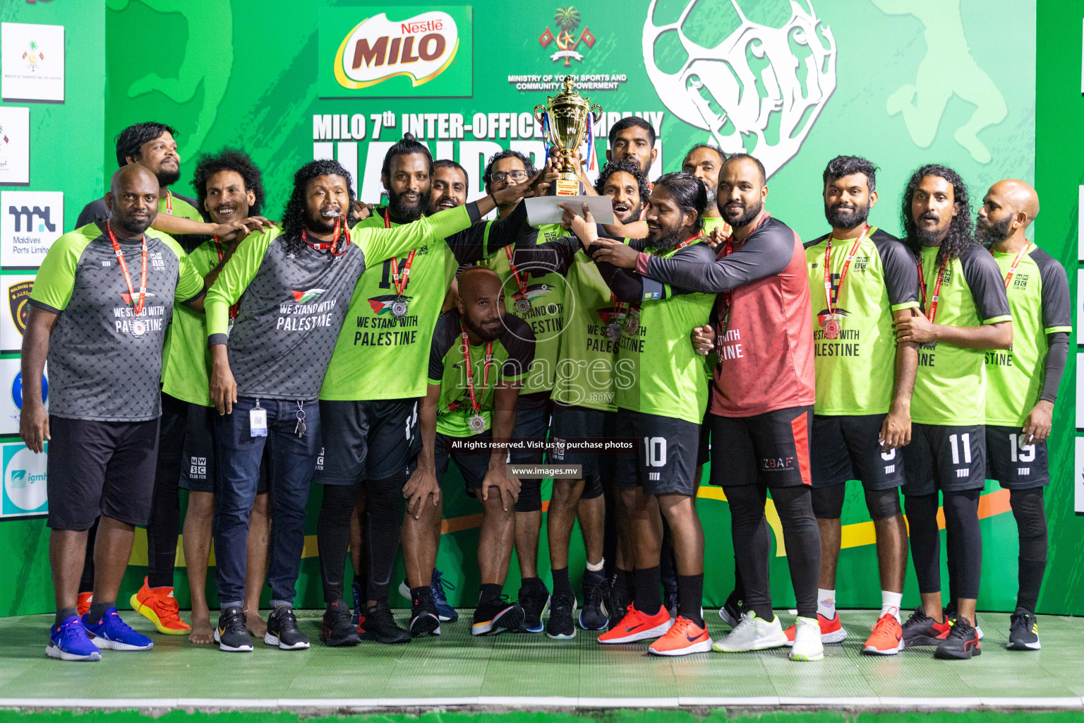 2nd Division Final of 7th Inter-Office/Company Handball Tournament 2023, held in Handball ground, Male', Maldives on Monday, 25th October 2023 Photos: Nausham Waheed/ Images.mv