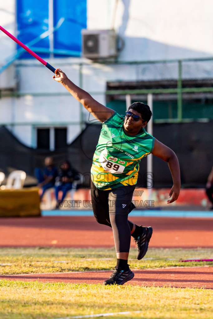 Day 2 of Inter-school Athletics Championship 2025 held in Ekuveni Synthetic Track, Male', Maldives on Tuesday, 07th October 2025. Photos by: Nausham Waheed / Images.mv