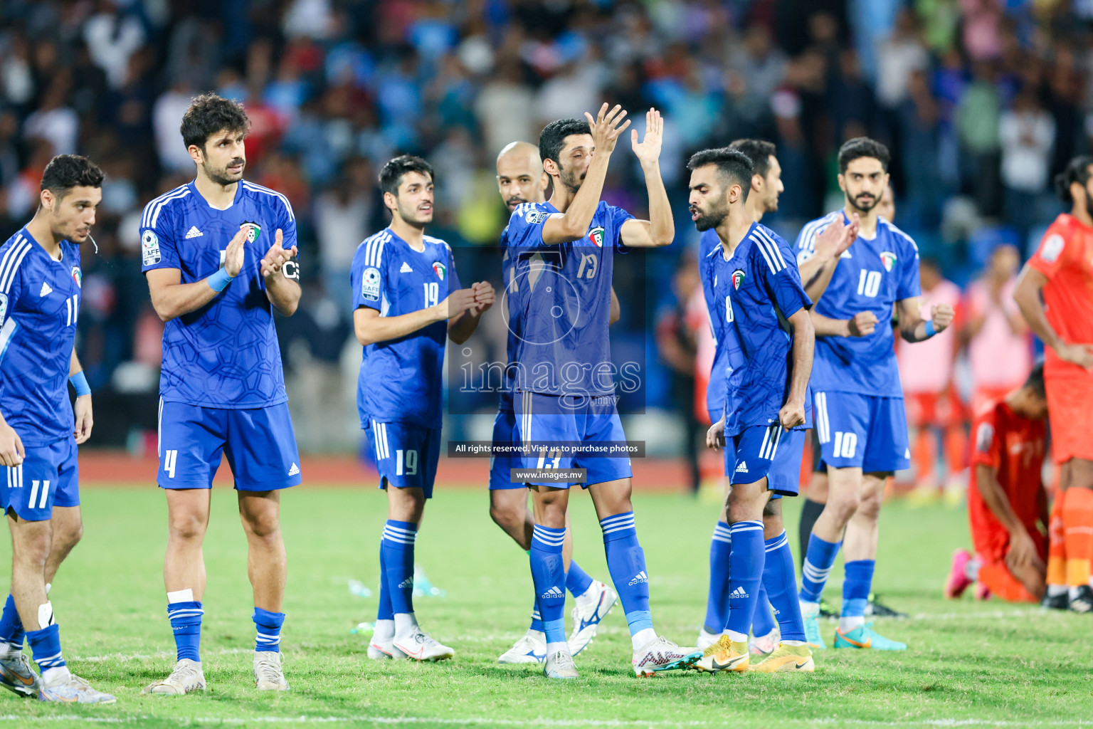 Kuwait vs India in the Final of SAFF Championship 2023 held in Sree Kanteerava Stadium, Bengaluru, India, on Tuesday, 4th July 2023. Photos: Nausham Waheed / images.mv