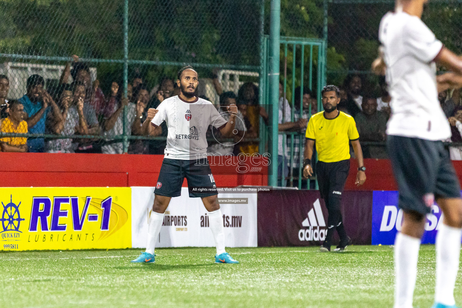 HA. Kelaa vs HA. Thuraakunu in Day 6 of Golden Futsal Challenge 2023 on 10 February 2023 in Hulhumale, Male, Maldives