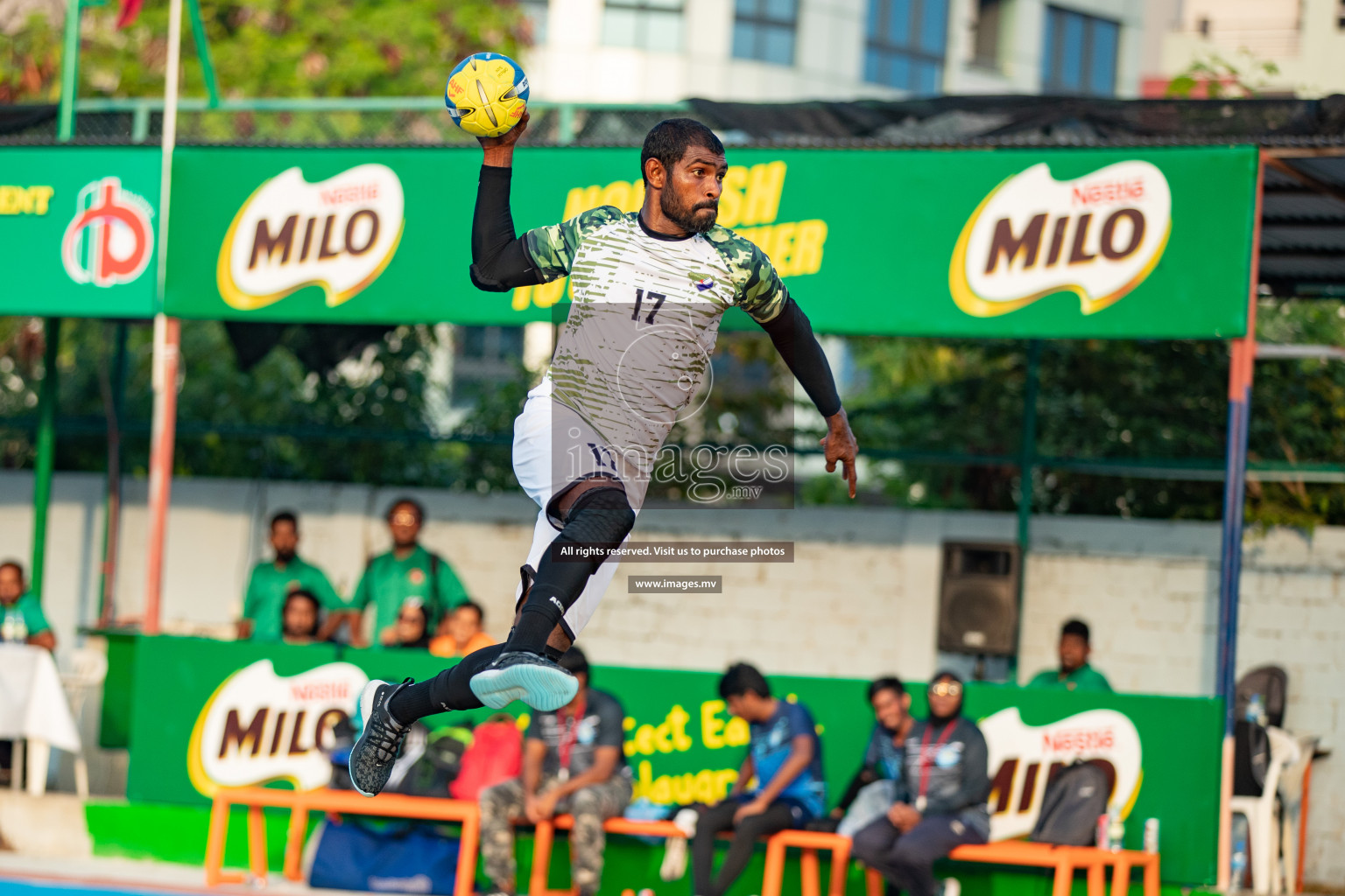 Milo 8th National Handball Tournament Day 4, 18th December 2021, at Handball Ground, Male', Maldives. Photos by Hassan Simah