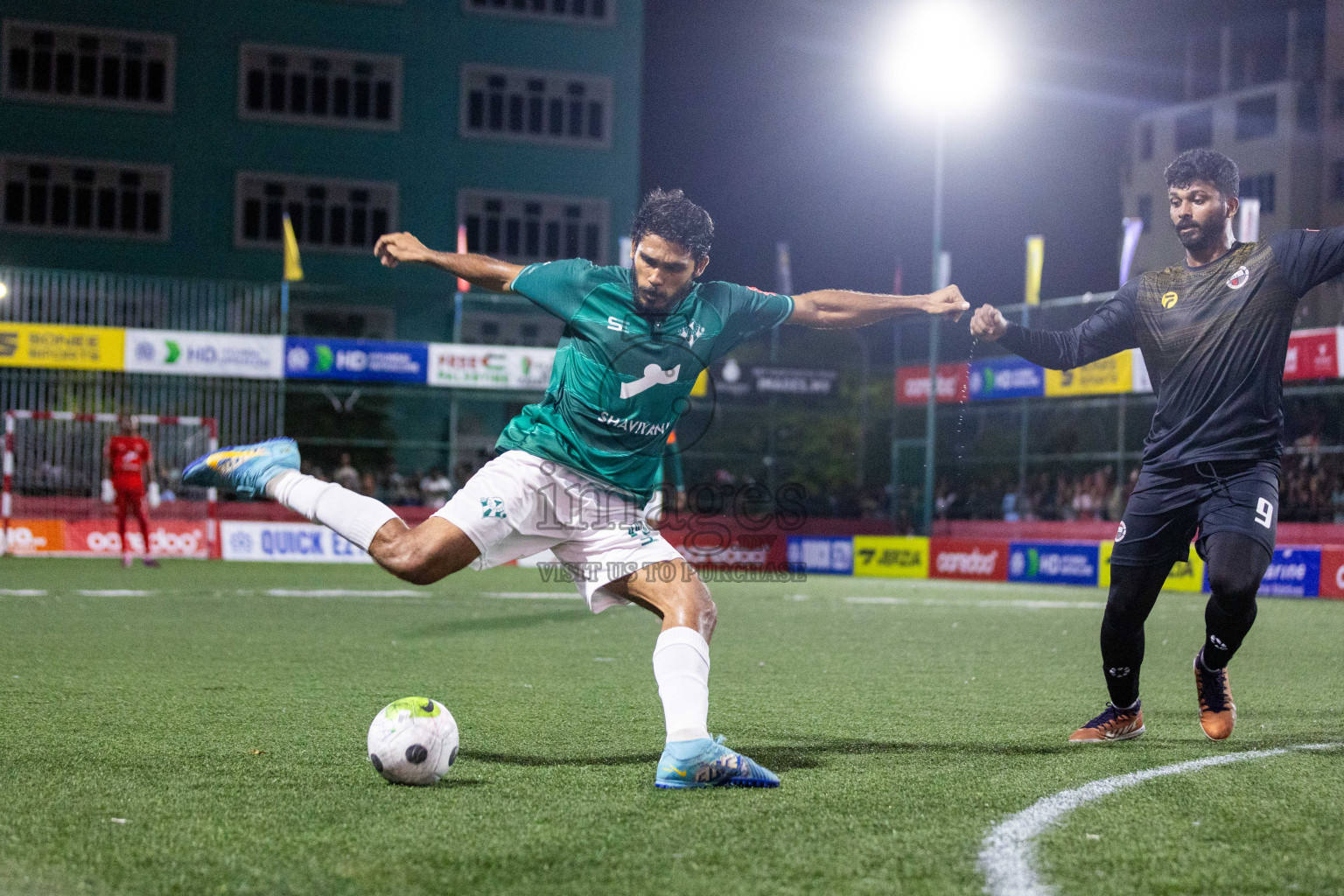 Th Omadhoo vs Th Kinbidhoo in Day 20 of Golden Futsal Challenge 2024 was held on Saturday , 3rd February 2024 in Hulhumale', Maldives Photos: Nausham Waheed / images.mv