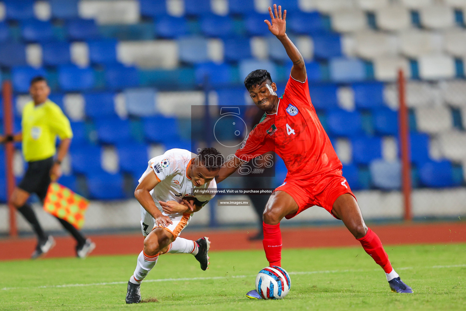 Bhutan vs Bangladesh in SAFF Championship 2023 held in Sree Kanteerava Stadium, Bengaluru, India, on Wednesday, 28th June 2023. Photos: Nausham Waheed / images.mv