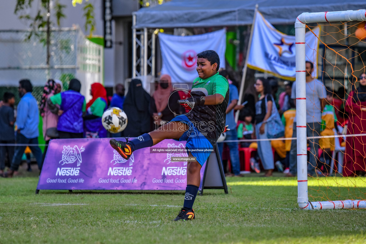 Day 2 of Milo Kids Football Fiesta 2022 was held in Male', Maldives on 20th October 2022. Photos: Nausham Waheed/ images.mv