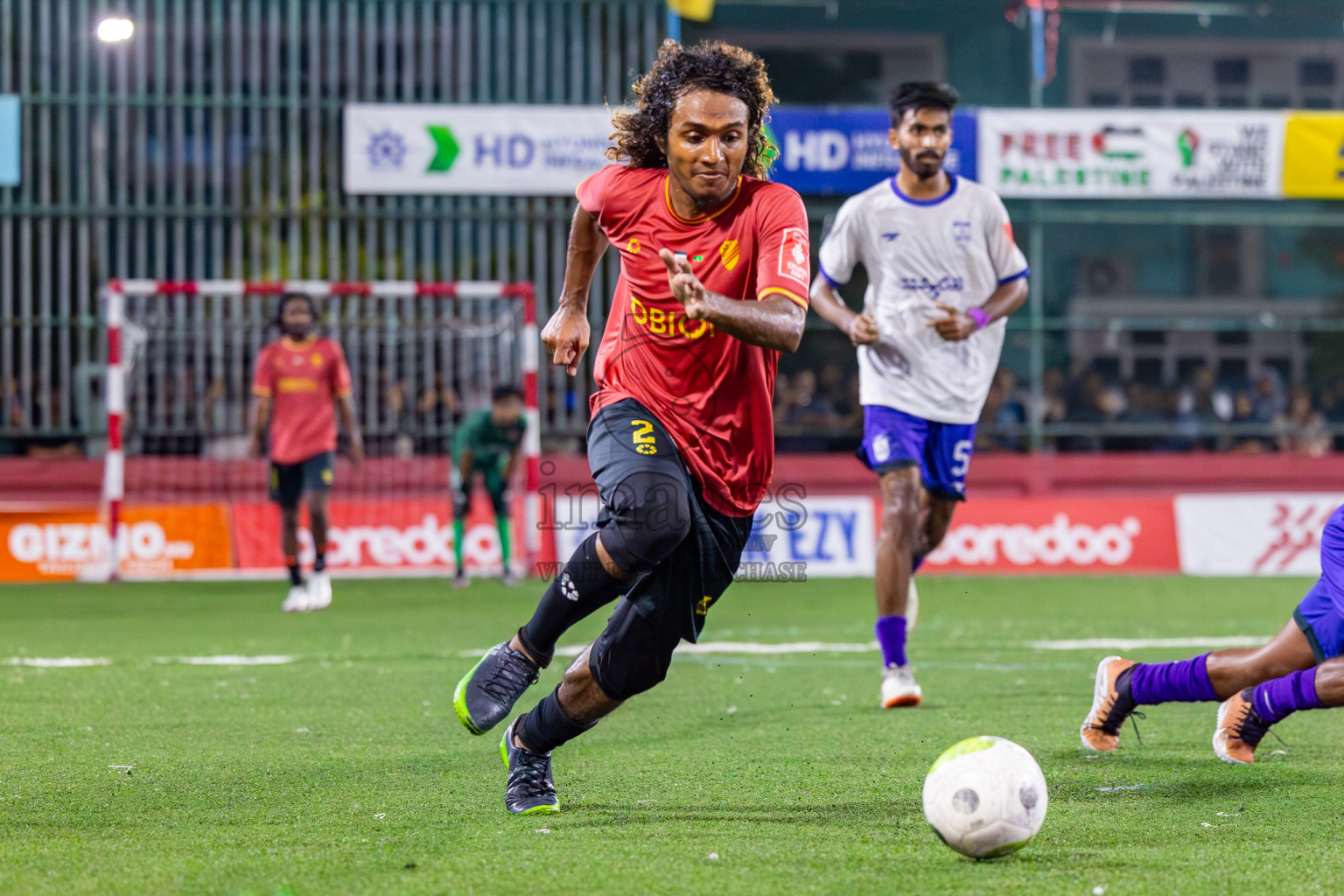 Dh Kudahuvadhoo  vs F Bilehdhoo on Day 34 of Golden Futsal Challenge 2024 was held on Monday, 19th February 2024, in Hulhumale', Maldives
Photos: Mohamed Mahfooz Moosa / images.mv