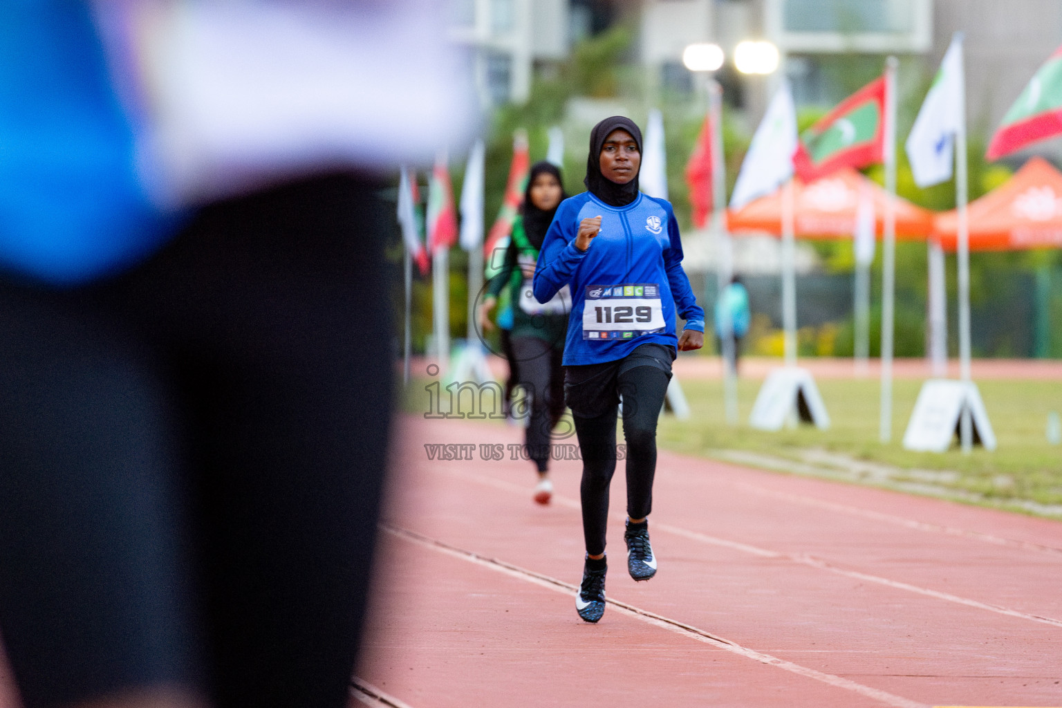 Day 2 of MWSC Interschool Athletics Championships 2024 held in Hulhumale Running Track, Hulhumale, Maldives on Sunday, 10th November 2024. 
Photos by: Hassan Simah / Images.mv