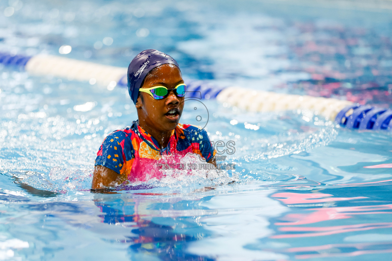 Day 1 of BML 6th National Kids Swimming Kids Festival 2025 held in Hulhumale', Maldives on Monday, 3rd November 2024. Photos: Hassan Simah / images.mv