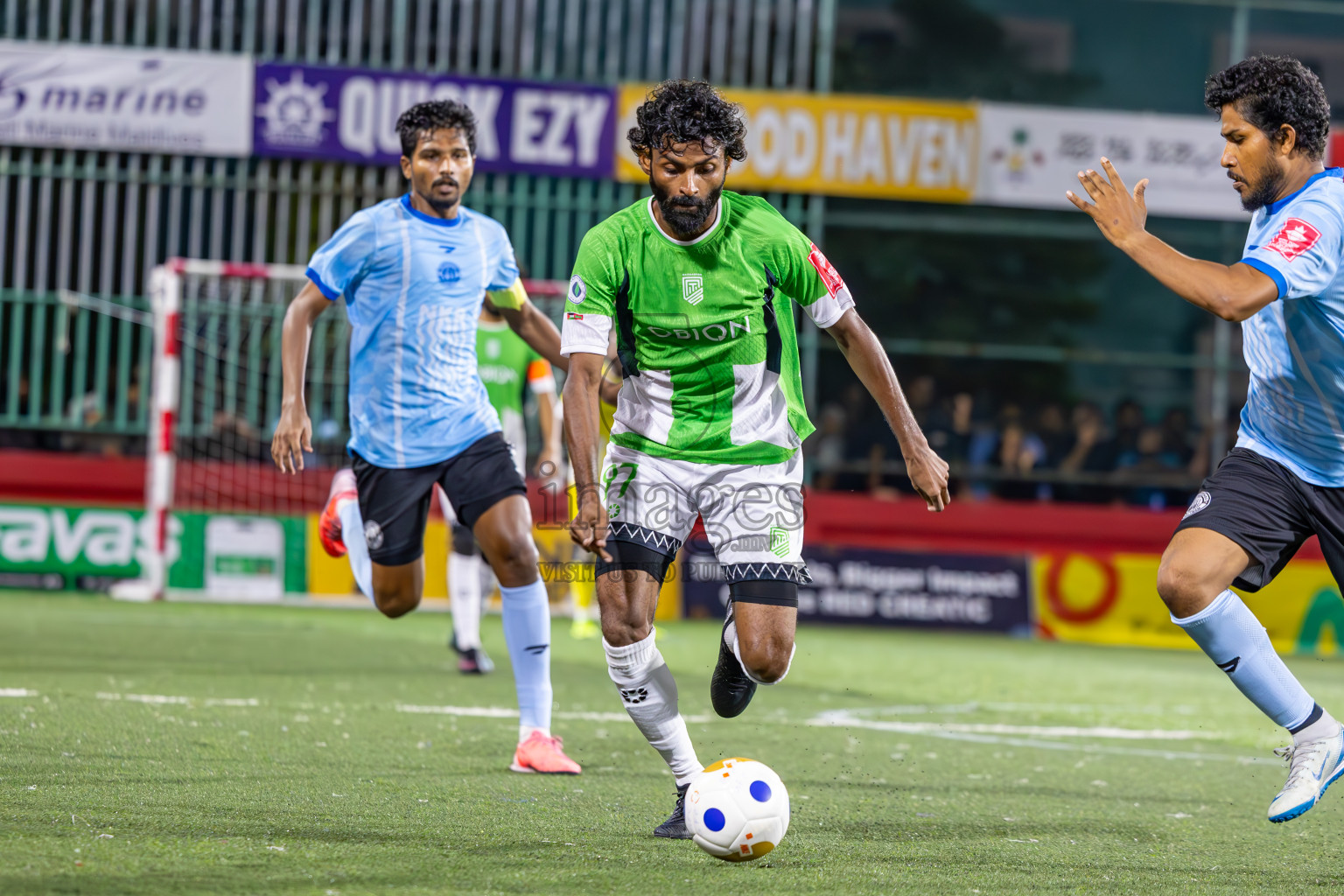 HDh Naivaadhoo vs HDh Neykurendhoo in Haa Dhaalu Atoll Finals Day 28 of Golden Futsal Challenge 2025 was held on Saturday , 1st February 2025, in Hulhumale', Maldives. Photos: Ismail Thoriq / images.mv