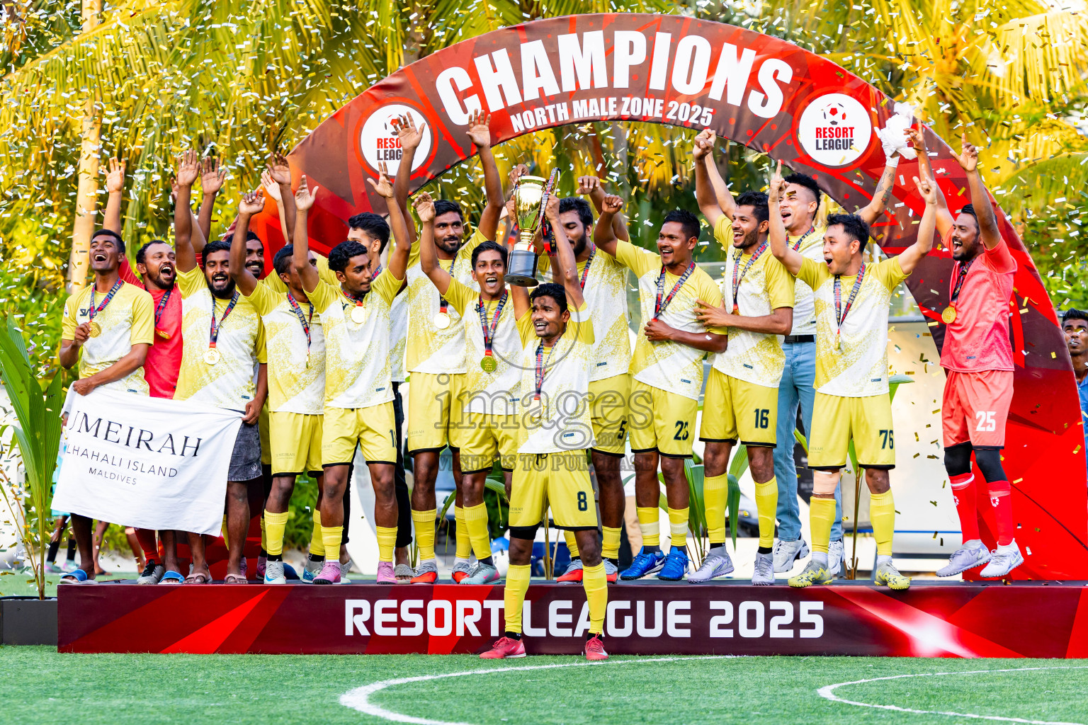 Jumeirah vs Varu in Final of Resort League 2025 (North Male Zone) was held on Saturday, 27th September 2025 in One And Only Reethi Rah Maldives Resort, Photos: Nausham Waheed / images.mv