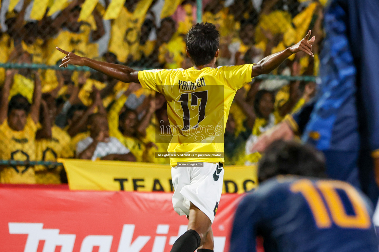 RRC vs Customs RC in Club Maldives Cup 2023 held in Hulhumale, Maldives, on Tuesday, 18th July 2023 Photos: Hassan Simah / images.mv