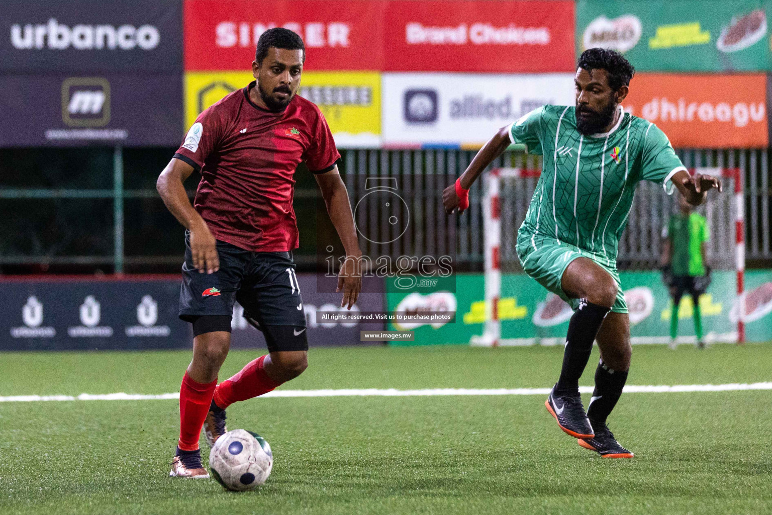 ACC RC vs CLUB MYS in Club Maldives Cup Classic 2023 held in Hulhumale, Maldives, on Tuesday, 01st August 2023 Photos: Ismail Thoriq / images.mv